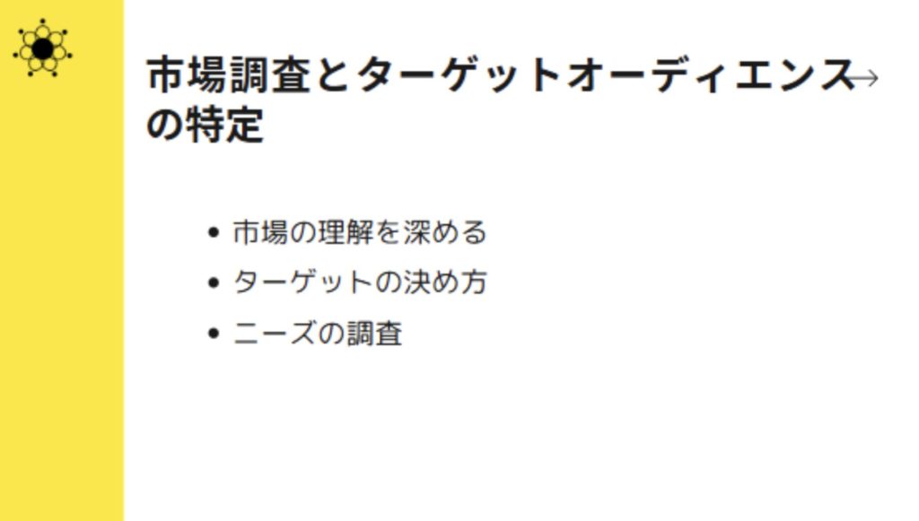 2-1市場調査とターゲットオーディエンスの特定