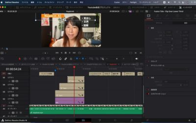 8-2.Davinci Resolveで箇条書きを入れるには?別々に表示する方法について解説