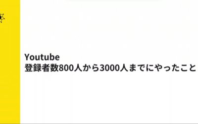 7-1.YouTubeチャンネル視聴者数3000人到達は難しくない!私が試した施策を紹介
